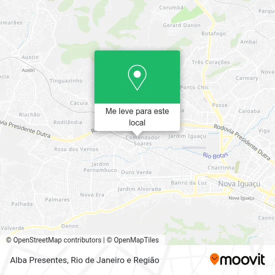 Alba Presentes mapa
