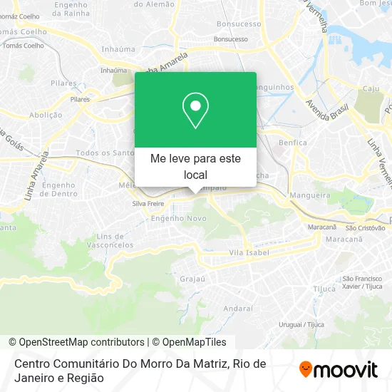 Centro Comunitário Do Morro Da Matriz mapa