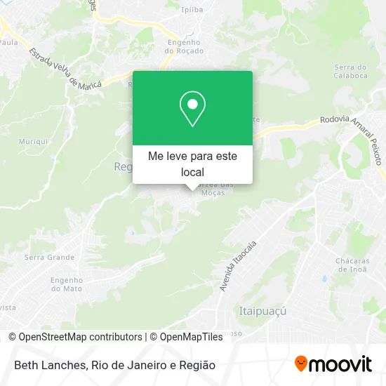 Beth Lanches mapa