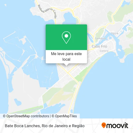 Bate Boca Lanches mapa