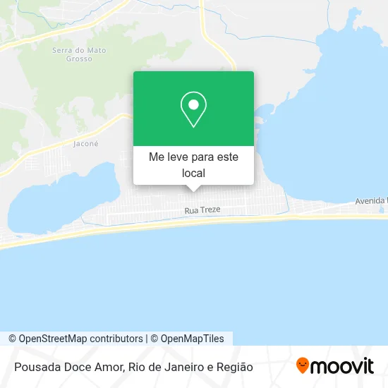 Pousada Doce Amor mapa