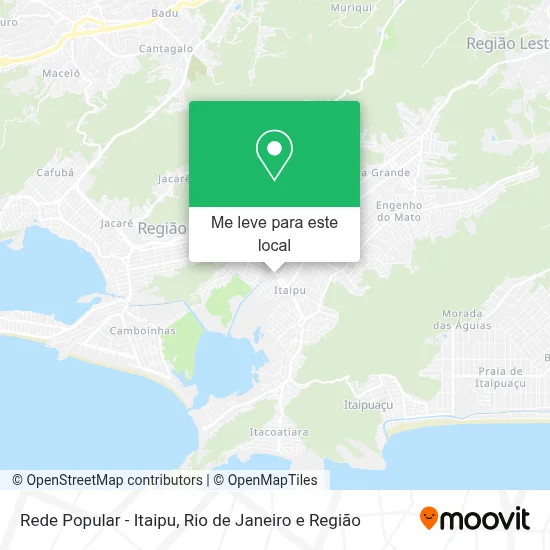 Rede Popular - Itaipu mapa