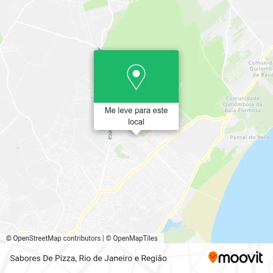 Sabores De Pizza mapa