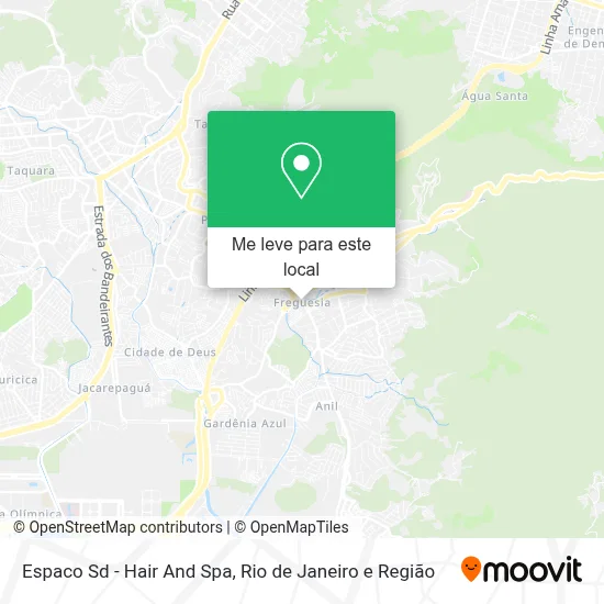 Espaco Sd - Hair And Spa mapa