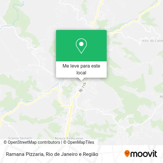 Ramana Pizzaria mapa