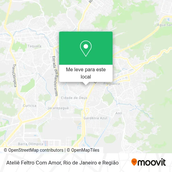 Ateliê Feltro Com Amor mapa