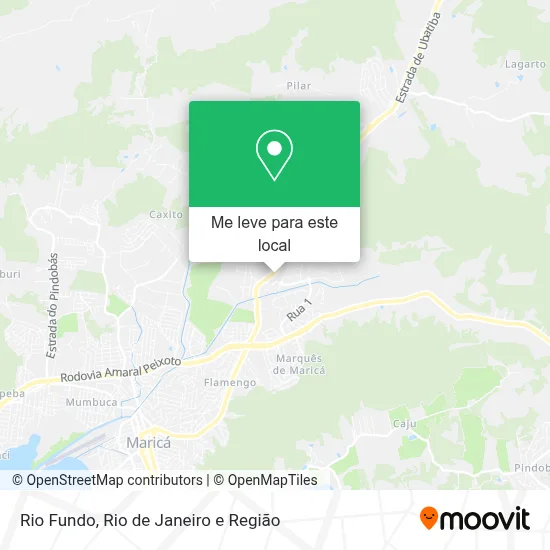 Rio Fundo mapa