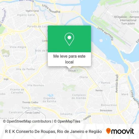 R E K Conserto De Roupas mapa