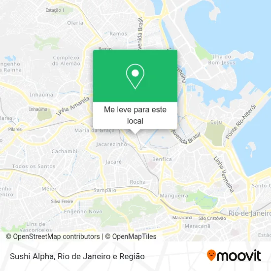 Sushi Alpha mapa