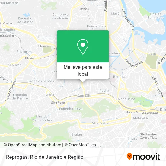 Reprogás mapa