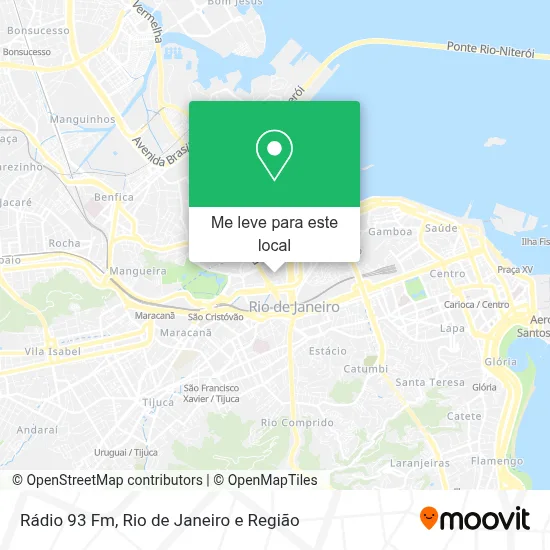 Rádio  93 Fm mapa