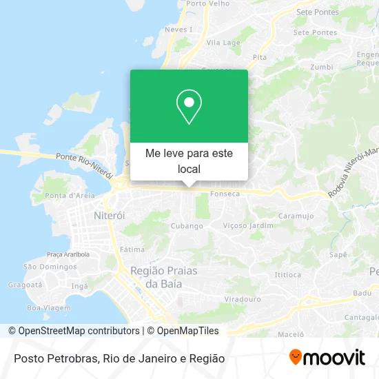 Posto Petrobras mapa