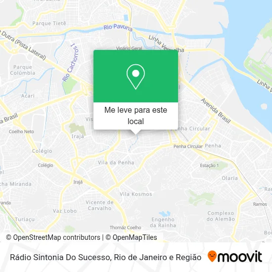 Rádio Sintonia Do Sucesso mapa