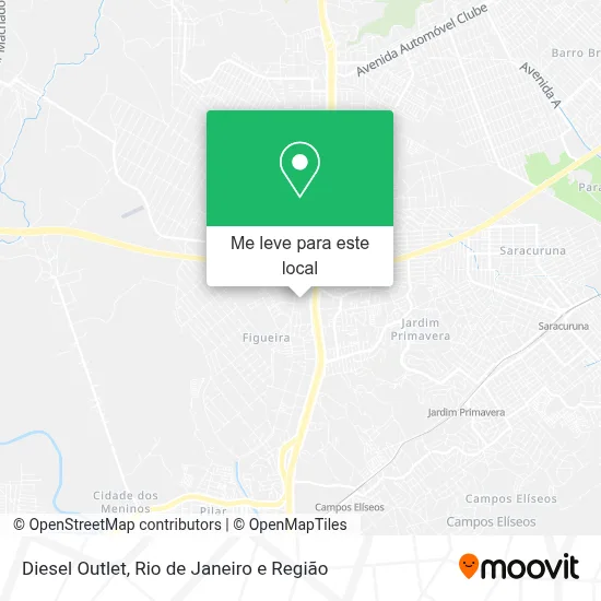 Diesel Outlet mapa