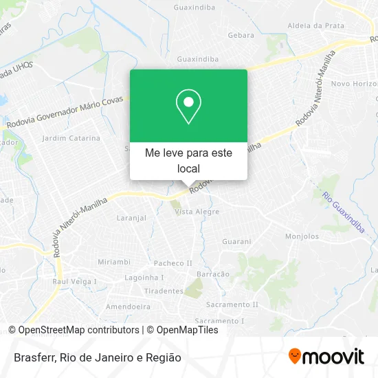 Brasferr mapa