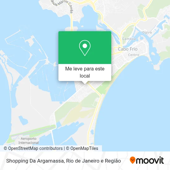 Shopping Da Argamassa mapa
