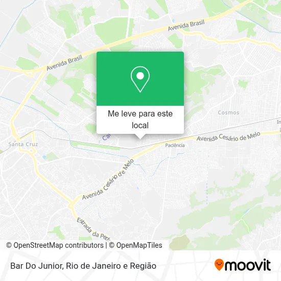Bar Do Junior mapa