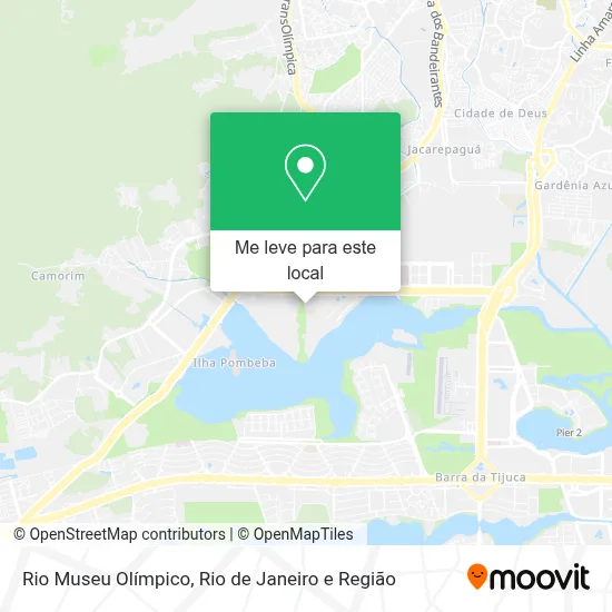 Rio Museu Olímpico mapa