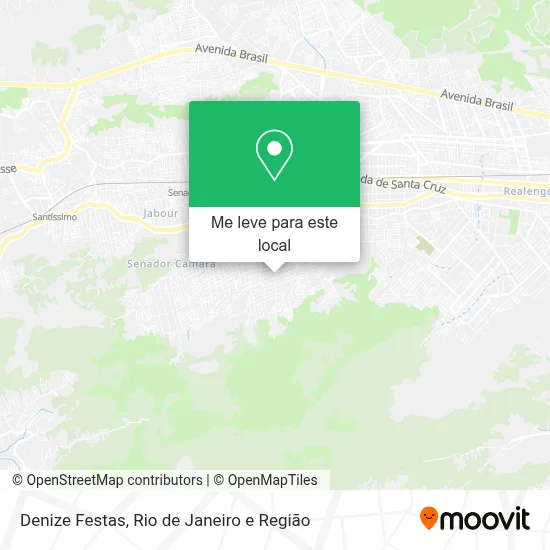 Denize Festas mapa