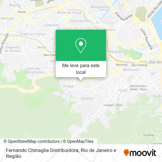 Fernando Chinaglia Distribuidora mapa