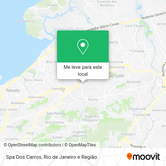 Spa Dos Carros mapa