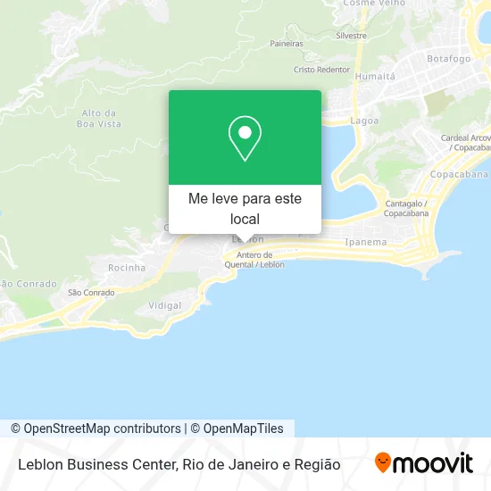 Leblon Business Center mapa