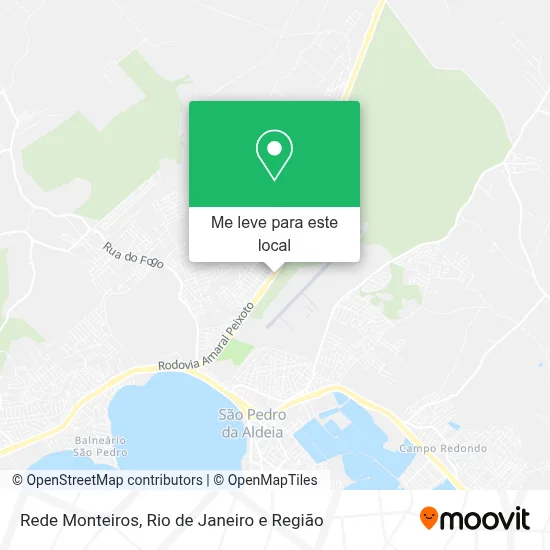 Rede Monteiros mapa