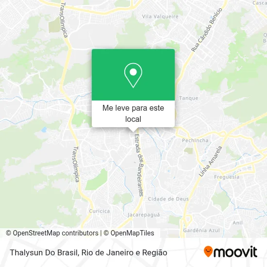 Thalysun Do Brasil mapa