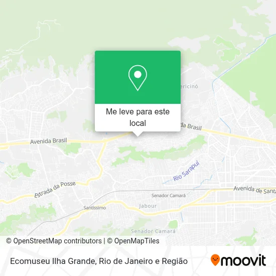 Ecomuseu Ilha Grande mapa