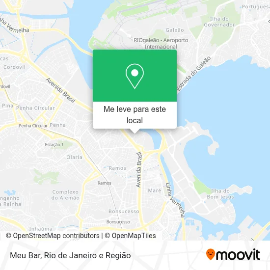 Meu Bar mapa
