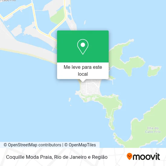 Coquille Moda Praia mapa