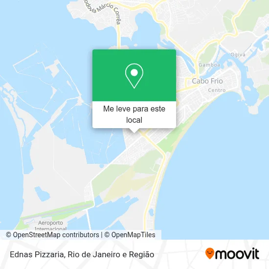 Ednas Pizzaria mapa