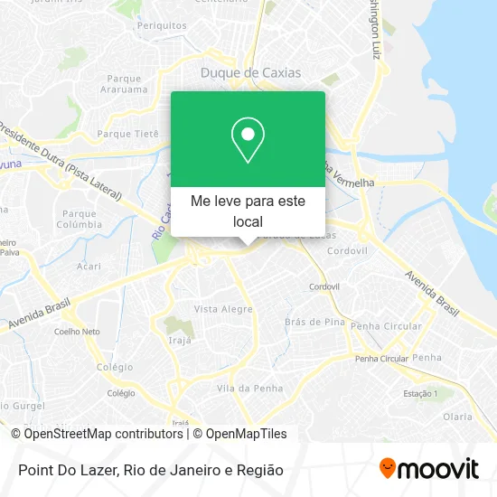 Point Do Lazer mapa