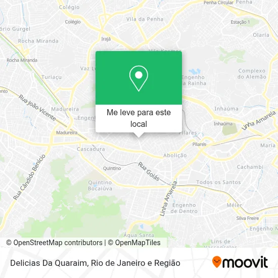 Delicias Da Quaraim mapa