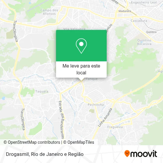 Drogasmil mapa