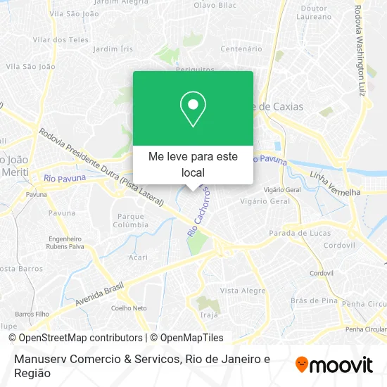 Manuserv Comercio & Servicos mapa