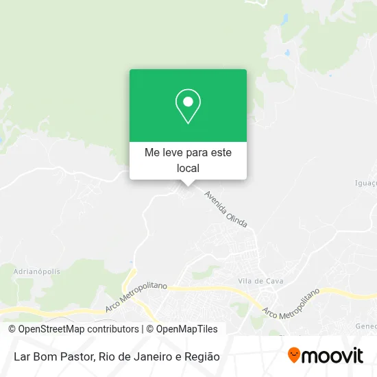 Lar Bom Pastor mapa