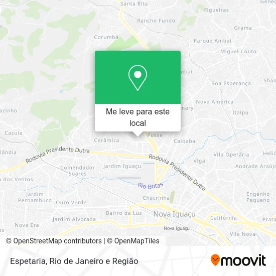Espetaria mapa