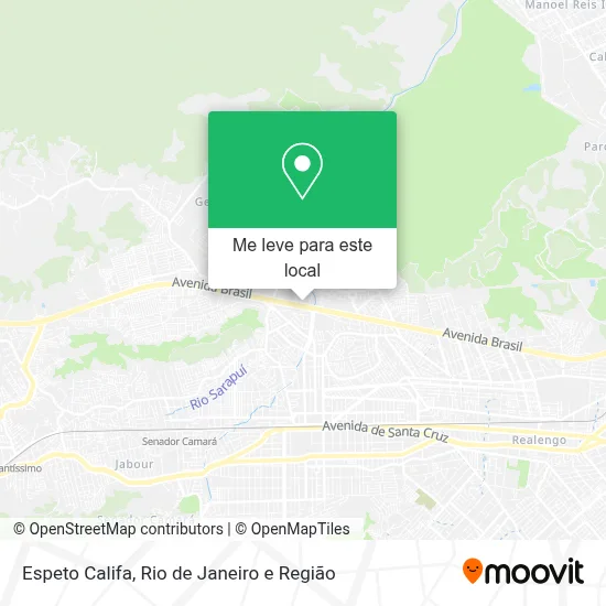 Espeto Califa mapa