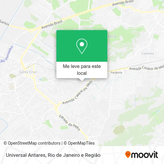 Universal Antares mapa