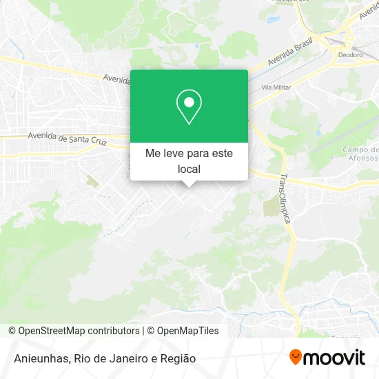 Anieunhas mapa