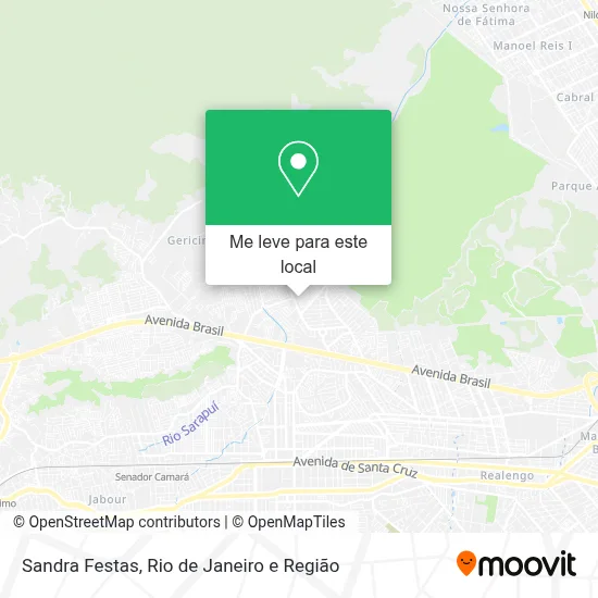 Sandra Festas mapa