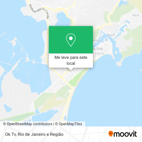 Ok Tv mapa
