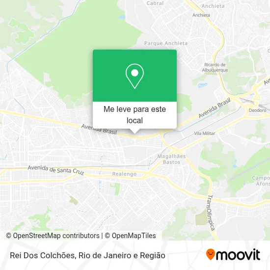 Rei Dos Colchões mapa