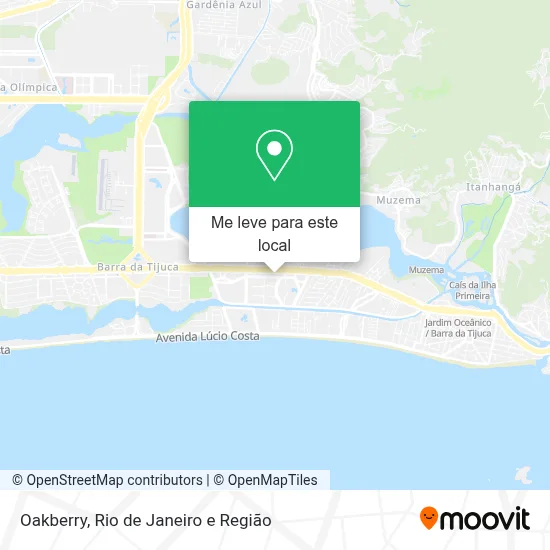 Oakberry mapa