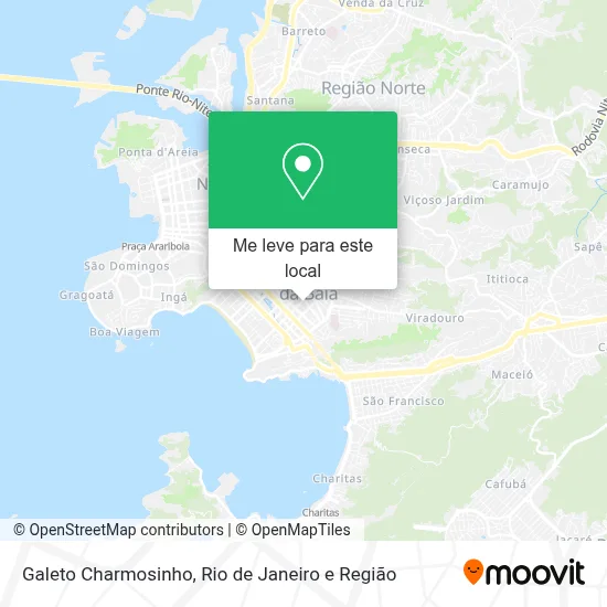 Galeto Charmosinho mapa