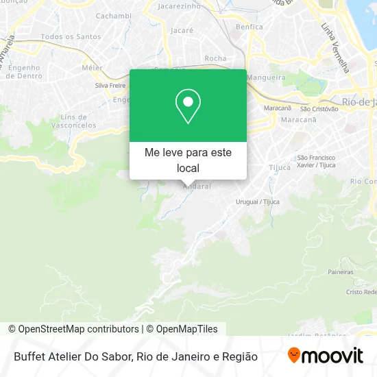Buffet Atelier Do Sabor mapa