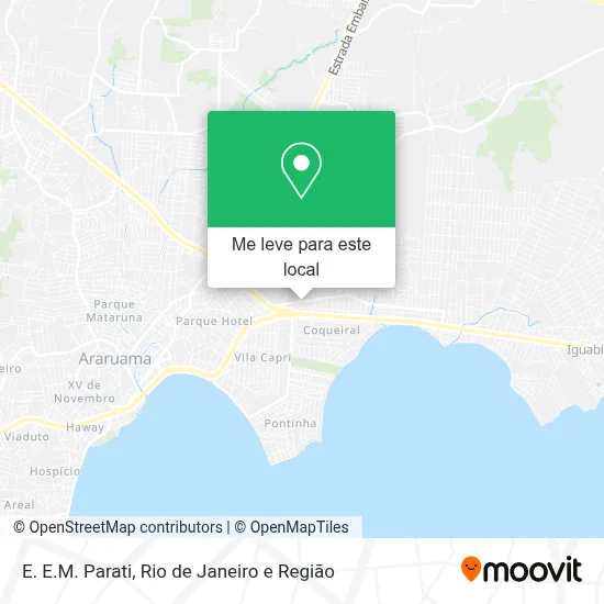 E. E.M. Parati mapa