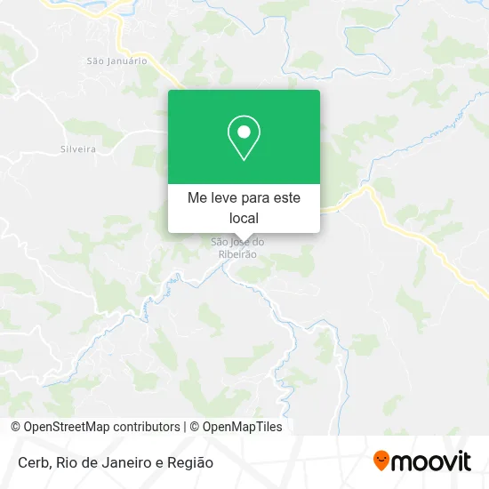 Cerb mapa