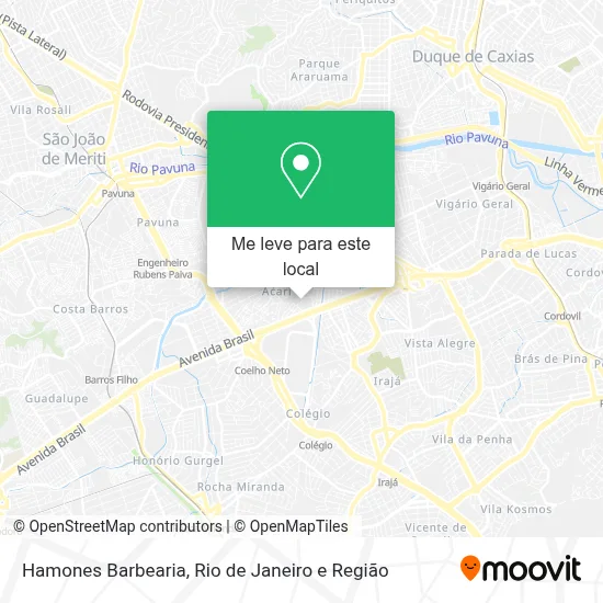 Hamones Barbearia mapa